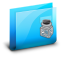 Folder Poison Blue Icon 64x64 png